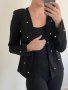 Дамско сако с перли, размер С-М, снимка 4