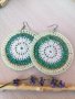 Ръчно изработени обеци плетиво, снимка 5