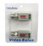 Комплект от 2 броя Video Balun Пасивен Видео Балун Преобразувател 400-600 Метра по UTP CAT5 Кабел, снимка 5