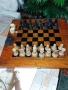 Шах табла 48/48 от соца с фигури и пулове, снимка 1