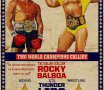 Роки Балбоа срещу Хълк Хоган Thunderlips Филм ретро постер бокс плакат, снимка 2