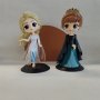 сет големи Елза и Анна Frozen Замръзналото кралство фигурка фигурки играчки за украса торта и игра, снимка 1