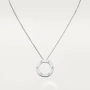 CARTIER Love White Gold Large Pendant Дамскo Колие, снимка 8
