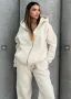 Дамски зимен екип в бял цвят , снимка 4