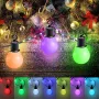 IRISECO 12,5м цветни външни крушки, Водоустойчиви Festoon светлини, 100LED+20 крушки, 12 режима USB, снимка 8