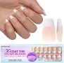 Нов комплект Фалшиви нокти с френски връх 160 броя маникюр жени красота, снимка 7