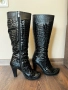 Дамски ботуши с висок ток, снимка 1