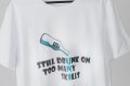 Тениска със забавен дизайн (фланелка, блуза) + Bluetooth слушалки TWS (earbuds), снимка 5