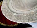 Чиния,плато,пано от калай BMF,барок. , снимка 3