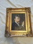 Страхотна картина портрет масло 19век , снимка 10