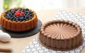 Кръгла с борд Гранитна форма за печене кейк кекс сладкиш гранит биогранит, снимка 1 - Форми - 37793788