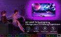 MY LAMP 4.36M LED TV Backlight USB Bias Lighting с 16 цвята и 4 динамични режима за 65 -75 инча HDTV, снимка 7