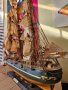 дървен макет на кораб титаник -цена 220 лв размер 80 на 65см височина, снимка 6