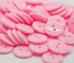 Пластмасови розови копчета 12.5 мм - 10 бр/к-кт