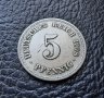 Стара монета 5 пфенига 1908 г. буква А - Германия - топ цена !, снимка 10