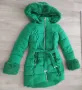 Топло зимно яке със силиконова вата и подвижен пух на качулка и ръкави , снимка 1