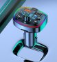 Автомобилен Bluetooth FM трансмитер Автомобилен MP3 плейър U Диск Музика Двойно USB 4.2 A PD18W Заря, снимка 5