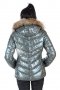 Зимно дамско яке – 4117 качулка с естествен пух от лисица, снимка 10