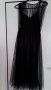 Черна рокля с тюл, снимка 1 - Рокли - 37957843