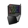 Мини клавиатура Геймърска USB Delux T9 Plus RGB подсветка Механична Черна, снимка 1 - Клавиатури и мишки - 39186757