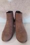 Бежови боти – цвят капучино, велур, № 41, снимка 4