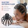 Електрически масажор октопод за глава / Облекчаване на стреса / Терапевтичен масажор за глава 