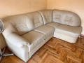 Ъглов диван с ракла и функция сън, снимка 1