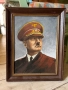 Антикварен Маслен Портрет на Хитлер, снимка 1