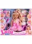 ✨Детска кукла с различни звуци, пишкаща и аксесоари -лилава/розова, снимка 1 - Кукли - 33610051