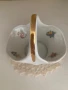 Limoges France.Порцеланова малка ваза - кошница., снимка 3