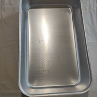 Българска алуминиева тава хром силистра, снимка 1 - Съдове за готвене - 40281653