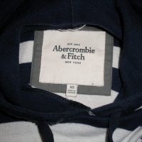Блуза “Abercrombie & Fitch”, бяло и синьо райе, XS, 4 лв., снимка 3 - Детски Блузи и туники - 28612953