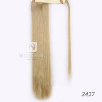 Прави опашки с велкро закрепване, снимка 17 - Аксесоари за коса - 28692624