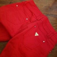 Червен дънков панталон, снимка 3 - Дънки - 34691803