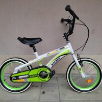 Продавам колела внос от Германия НОВ детски велосипед GREEN ROCKET BMX 16 цола, снимка 1 - Велосипеди - 43426877