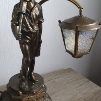 Стара настолна лампа, снимка 7 - Антикварни и старинни предмети - 44920164