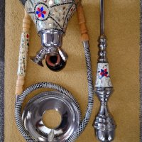 Шиша наргиле пушене ръчна арабска изработка, снимка 3 - Ръчно изработени сувенири - 39417500
