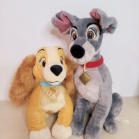 Плюшени играчки  "Лейди и скитника" оригинални на Дисни Стор Disney store , снимка 1 - Плюшени играчки - 39132146