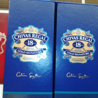 chivas regal 18-празно шише 1бр и кутия 1807220951, снимка 6 - Колекции - 37421785