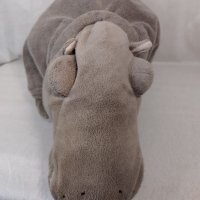Плюшен хипопотам 40 х 20 см, снимка 2 - Плюшени играчки - 36771678