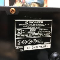 Pioneer A-117 Stereo Amplifier, снимка 8 - Ресийвъри, усилватели, смесителни пултове - 39475827