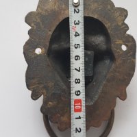 Старо метално чукало за врата, снимка 8 - Антикварни и старинни предмети - 37126476