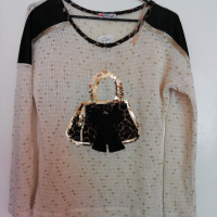 Модерна блузка, снимка 1 - Блузи с дълъг ръкав и пуловери - 36578303
