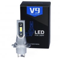 Качествени LED крушки V9-H1,H3,H4,H7,H8,H11,HB3,HB4- к-т/2бр/ в гр.  Търговище - ID32513224 — Bazar.bg