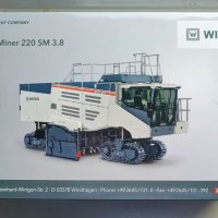 Модел минен комбайн WIRTGEN 220SM 1/50, снимка 2 - Колекции - 43411434