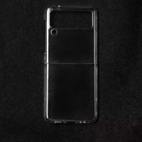 Силиконов Samsung Z flip 5 Z 4 Z 3 Z1 кейсове прозрачни и черни, снимка 6 - Калъфи, кейсове - 43215095