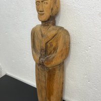 Майсторска дърворезба на монах. №4901, снимка 5 - Антикварни и старинни предмети - 43764115