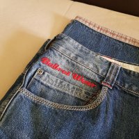 Original Vintage Retro 90's BULLROT WEAR CLOTHING CORP. Denim Hip Hop Rap Graffiti Embroidered Jeans, снимка 1 - Дънки - 38600310