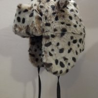 Шапка ушанка за момиче Тигрова, снимка 2 - Шапки, шалове и ръкавици - 43730546