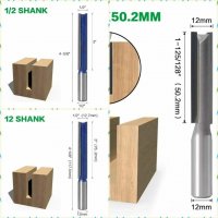 Прав фрезер 8 мм,12 мм и 1/2" опашка, снимка 1 - Други инструменти - 19346921